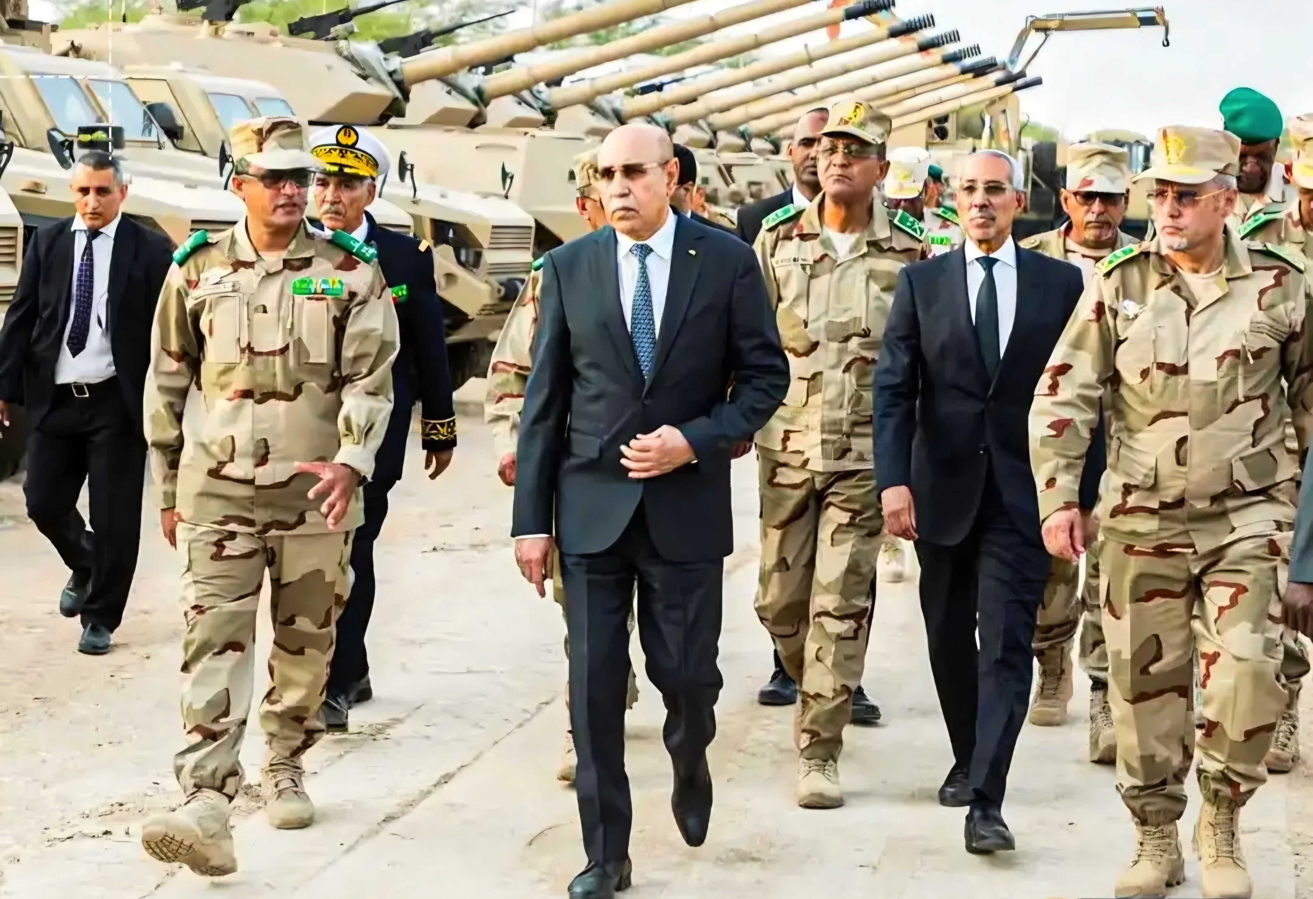 Militaires:la marche au pas