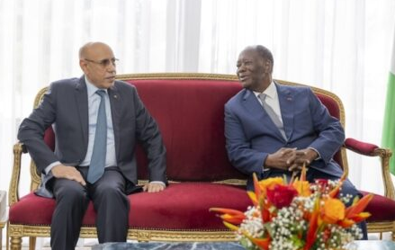 Ouattara et Ghazouani réaffirment leur convergence de vue à Abidjan
