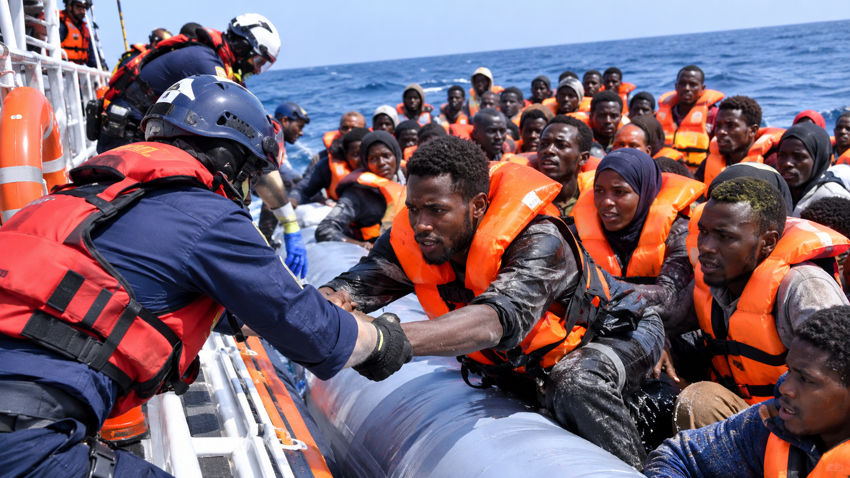 Canaries : 395 migrants partis de Gambie secourus en mer