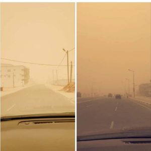 Nouakchott sous l'emprise d'une forte tempête de poussière
