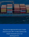 Vers un cluster maritime Mauritanien   27 juin 2022 Nouakchott 