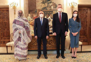 La Reine d'Espagne en Mauritanie