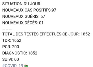 Situation du Covid19 ces dernières 24h en Mauritanie