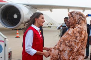 La Reine d'Espagne en Mauritanie