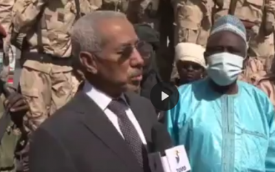 Le ministre de la Défense nationale, le Général Hanana Ould Hanana, accompagné de ses homologues, inspecte les «forces militaires» du G5 Sahel.