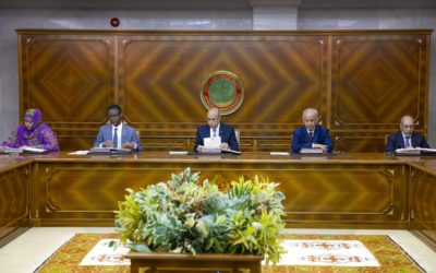 Reunion hebdomadaire du Conseil des Ministres