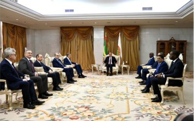 Nous avons décidé de poursuivre la coordination sur le plan international et regional,declare le Ministre Russe des afffaires etrangeres après son entretien avec le Président mauritanien