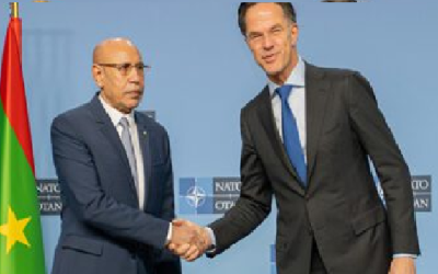 Tête-à-tête entre le Président mauritanien et le Secrétaire Général de l’OTAN