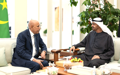 Ghazouani et Al Nahyane échangent sur la gravité des tensions au Moyen Orient sur la sécurité et la paix