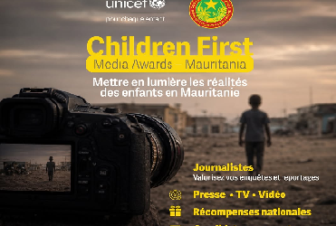 Le Gouvernement mauritanien et l’UNICEF lancent le prix « Children First Media Awards – Mauritania »